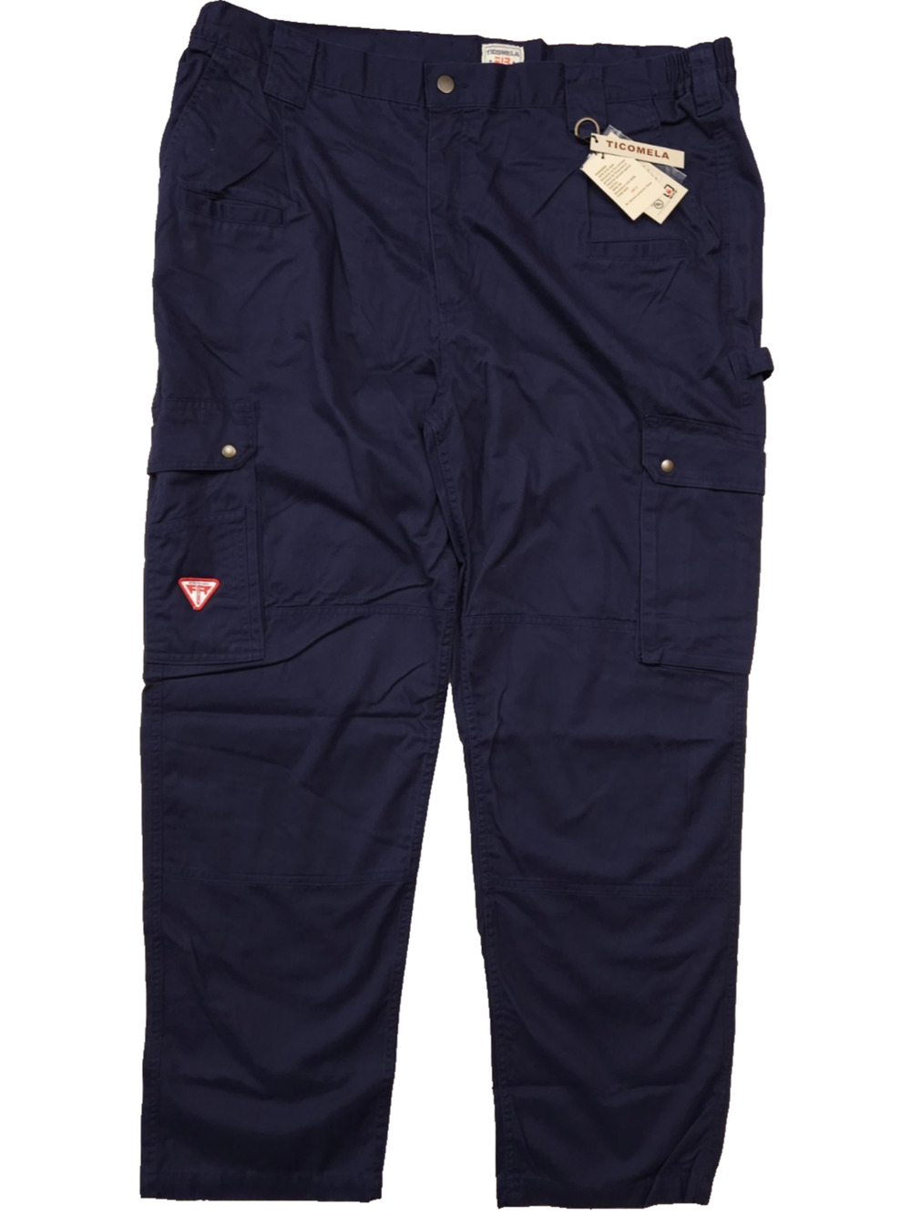 TICOMELA FR Pants Men's Size 44x30 Blue Straight Leg Flame Resistant Work